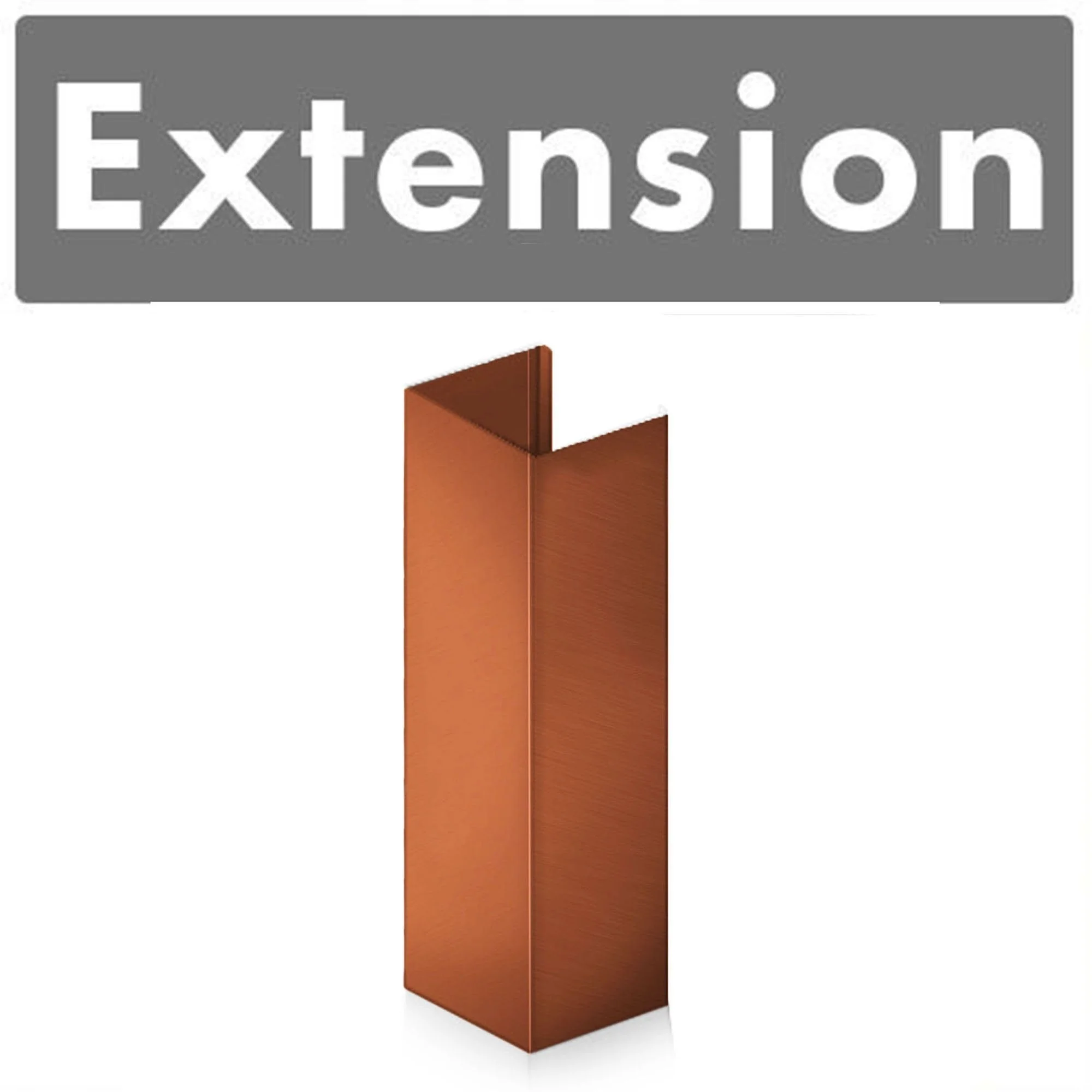 ZLINE 61 in. Extended Chimney and Crown (8667C-E)