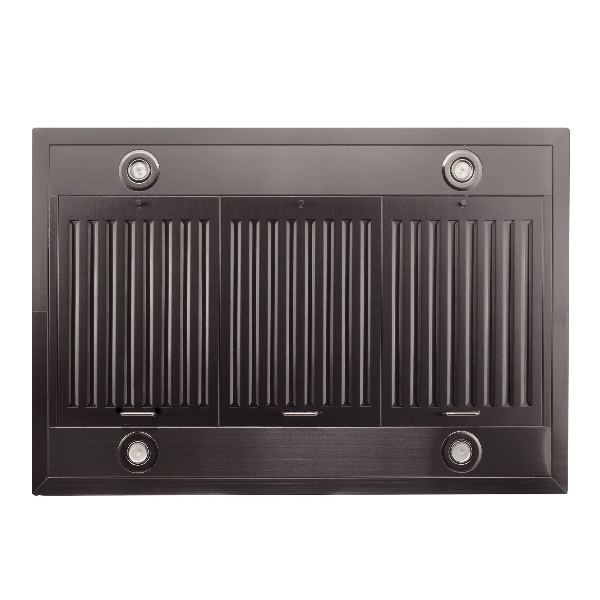 42" ZLINE CrownSound Ducted Vent Island Mount Range Hood in Black Stainless Steel with Built-in Bluetooth Speakers (BSGL2iNCRN-BT-42) - Image 4