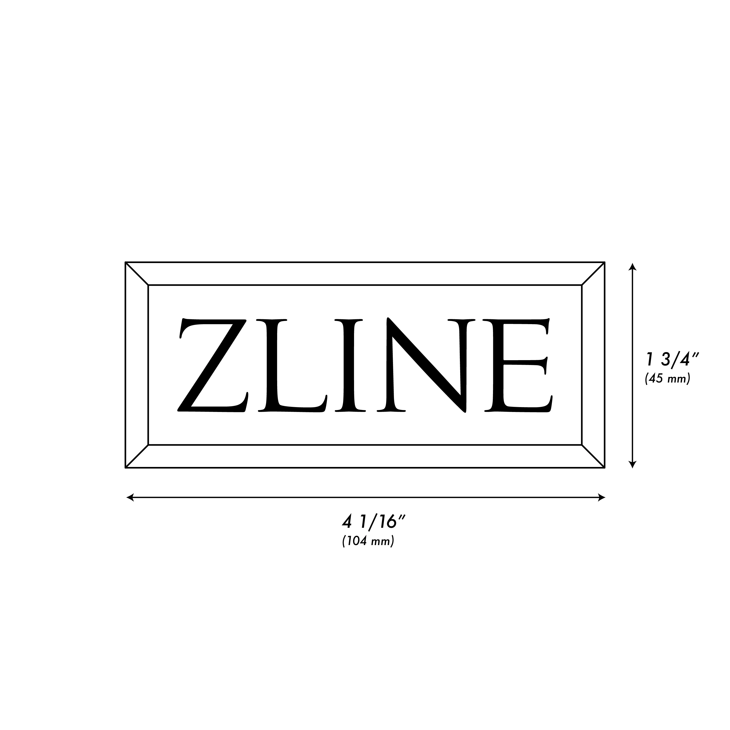 ZLINE Autograph Edition Badge Sample in Champagne Bronze (RAZ-BADGE-CB) - Image 2