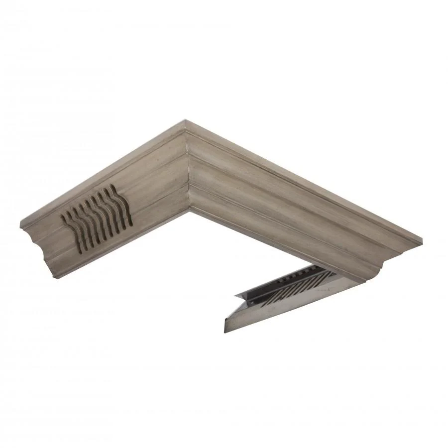 ZLINE Vented Crown Molding Profile 6 For Wall Mount Range Hood (CM6V-300G) - Image 2