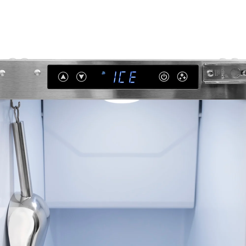 ZLINE 15 in. Touchstone Clear Cube Ice Maker with Drain Pump and Solid Stainless Steel Door, Open Box-Great Condition - Image 3