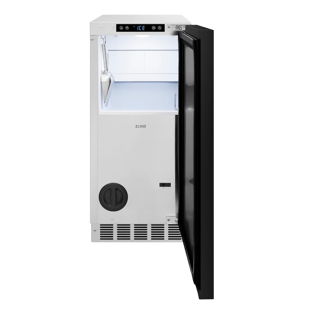 ZLINE 15 in. Touchstone Gourmet Ice Maker with Drain Pump and Panel Ready Door, Open Box-Great Condition - Image 3