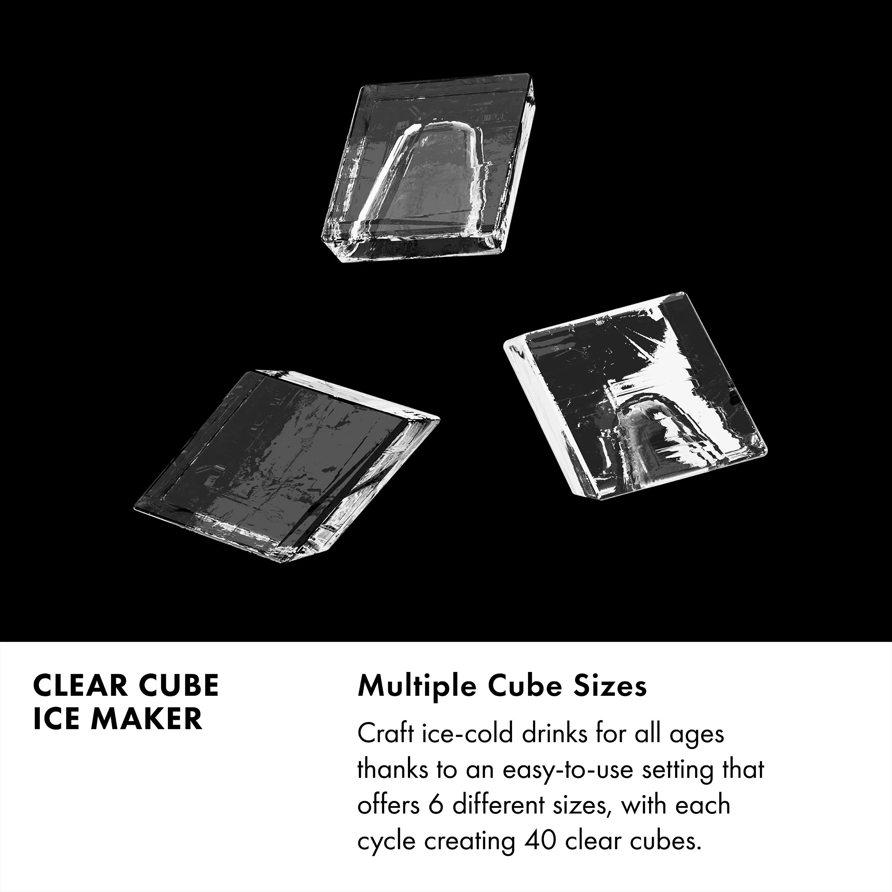 ZLINE 15 in. Touchstone Clear Cube Ice Maker with Drain Pump and Solid Stainless Steel Door (ICCD-ST-15) - Image 8