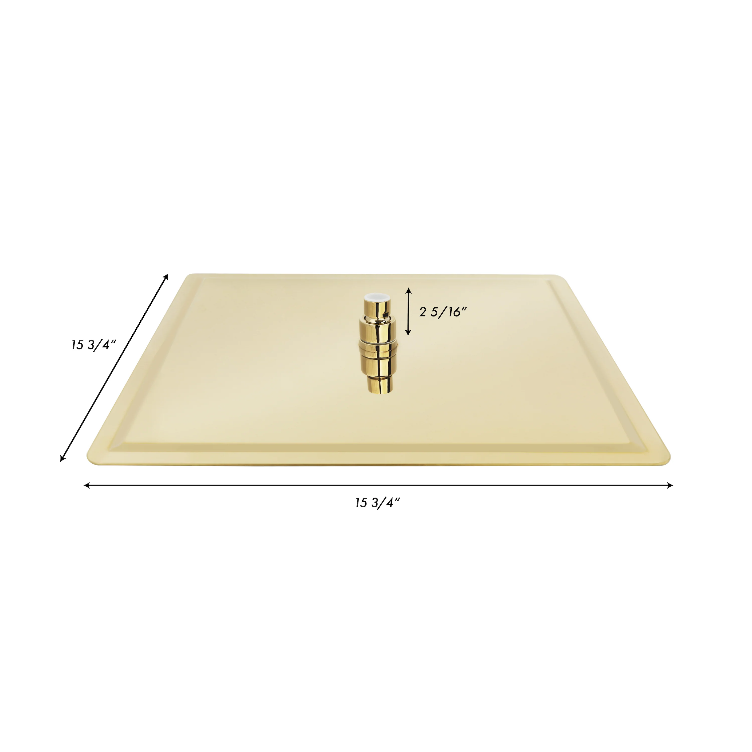 ZLINE 16" Bliss Shower Head in Polished Gold (BLS-H16-PG) - Image 5