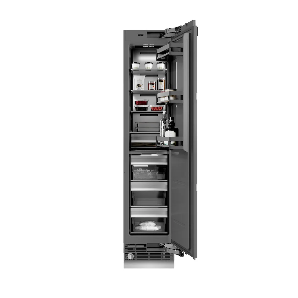 ZLINE 18 in. 8.6 cu. ft. Panel Ready Right Hinge Column Freezer with Graphite Gray Interior, Open Box-Great Condition - Image 7