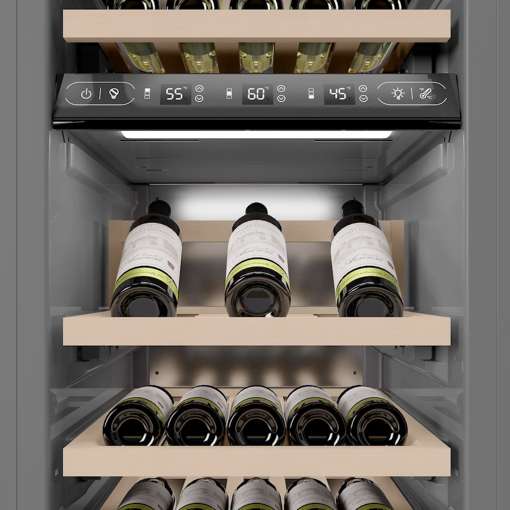 ZLINE 18 in. 9.0 cu. ft. Triple Zone 68 Bottle Panel Ready Left Hinge Column Wine Cooler, Open Box-Great Condition - Image 10