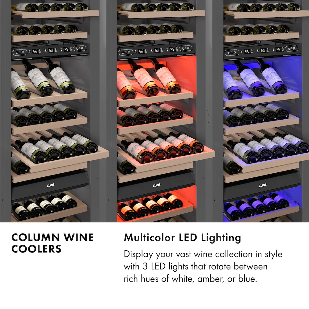 ZLINE 18 in. 9.0 cu. ft. Triple Zone 68 Bottle Panel Ready Left Hinge Column Wine Cooler, Open Box-Great Condition - Image 16