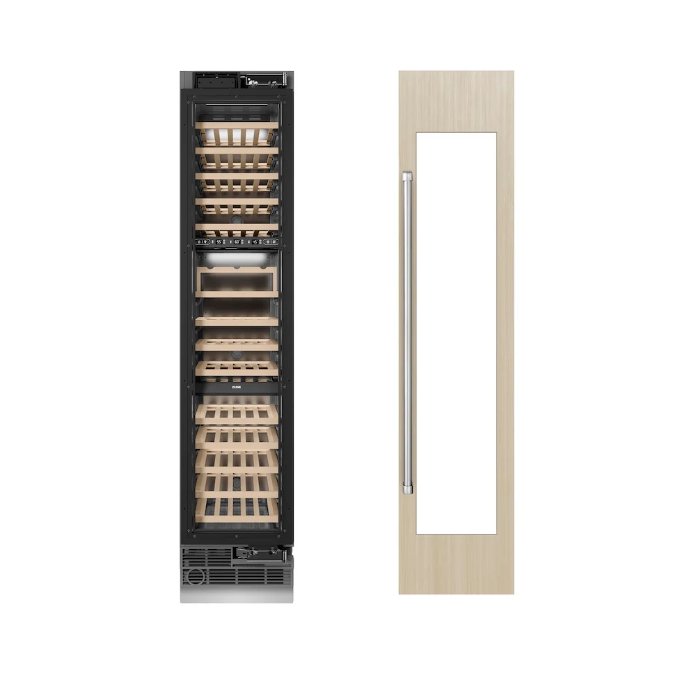 ZLINE 18 in. 9.0 cu. ft. Triple Zone 68 Bottle Panel Ready Right Hinge Column Wine Cooler, Open Box-Great Condition - Image 3