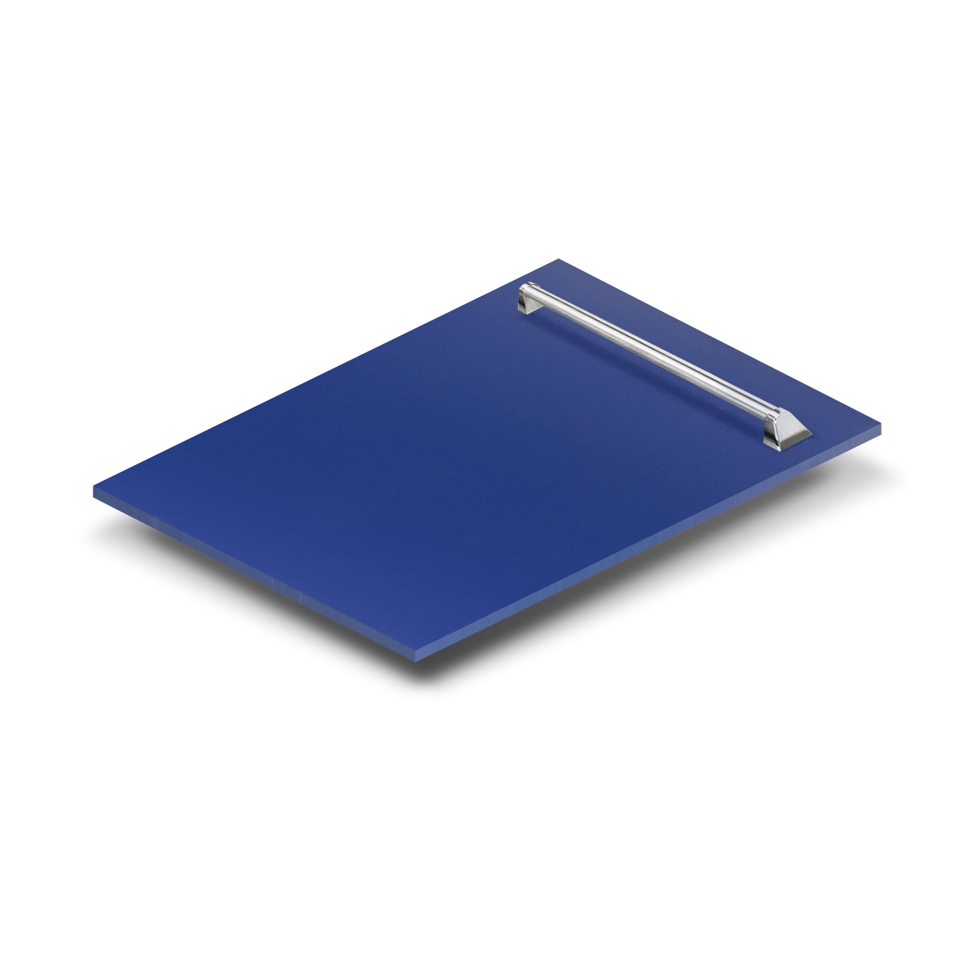 ZLINE 18 in. Dishwasher Panel in Blue Matte with Traditional Handle (DP-BM-18) - Image 2