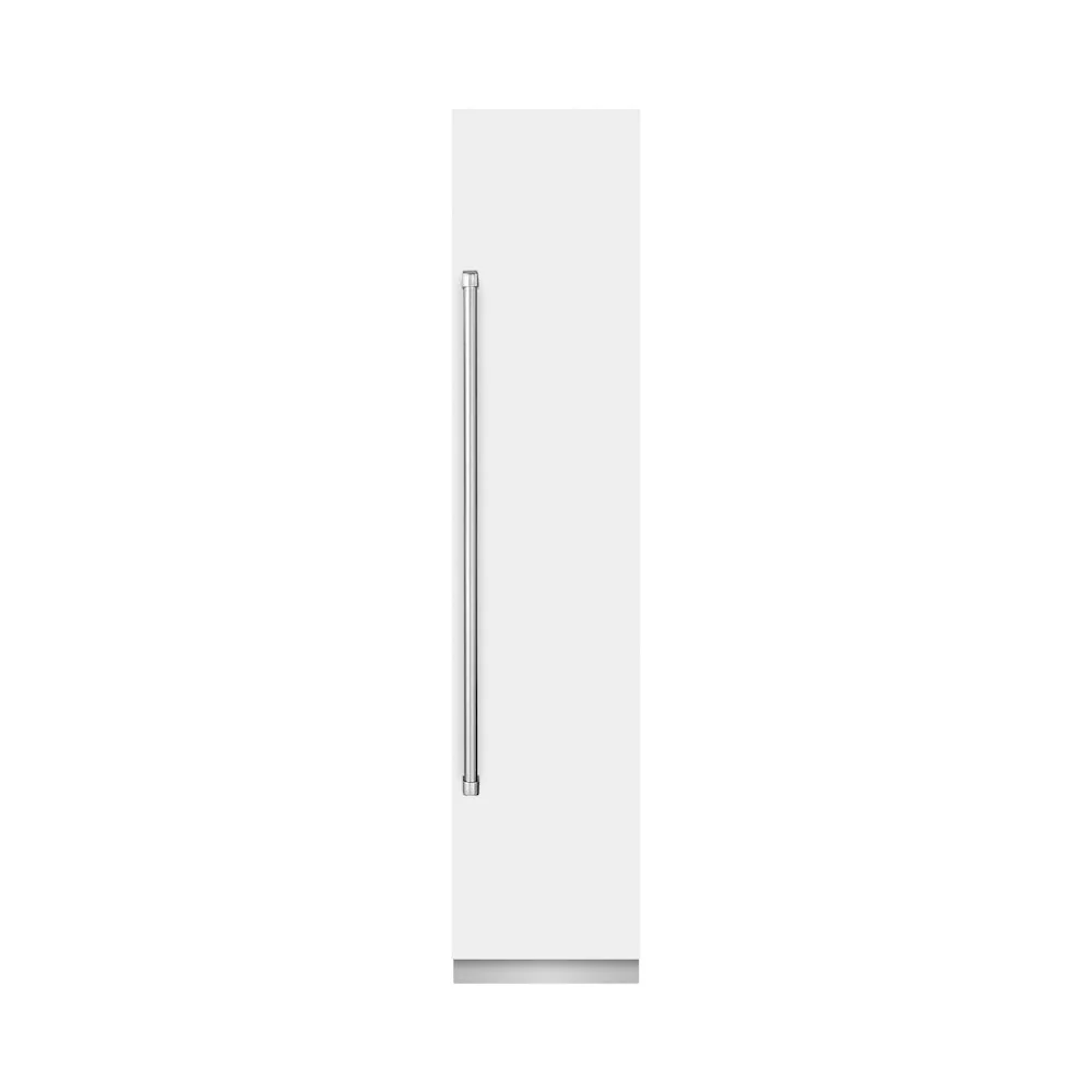 ZLINE 18 in. 8.6 cu. ft. Right Hinge Column Freezer in White Matte with Graphite Gray Interior (RCFVR-WM-18) - Image 2