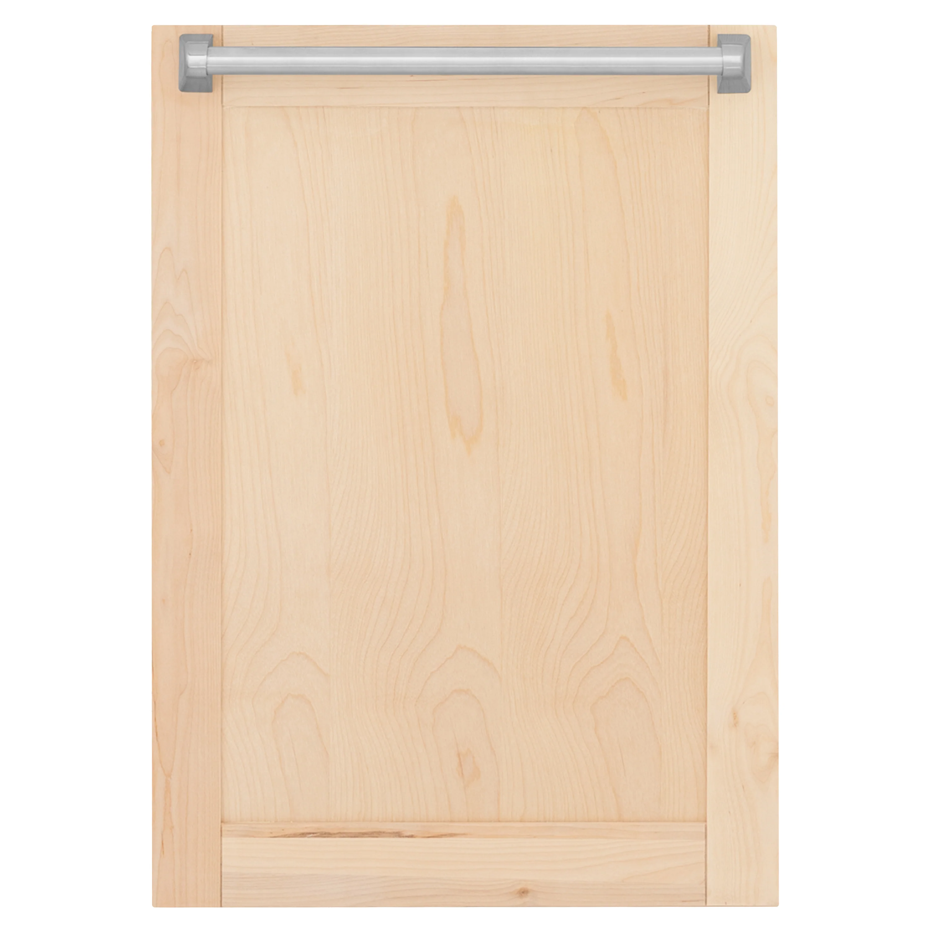ZLINE 18" Tallac Dishwasher Panel in Unfinished Wood with Traditional Handle (DPV-UF-18) - Image 4