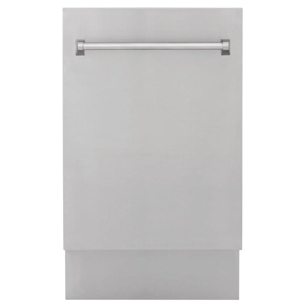 ZLINE 18 in. Tallac Series 3rd Rack Top Control Built-In Dishwasher in Stainless Steel and Traditional Handle, 51dBa (DWV-304-18) - Image 3