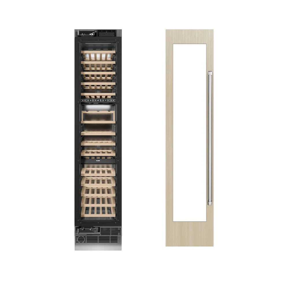 ZLINE 18 in. 9.0 cu. ft. Triple Zone 68 Bottle Panel Ready Left Hinge Column Wine Cooler (RBCWVL-18) - Image 3
