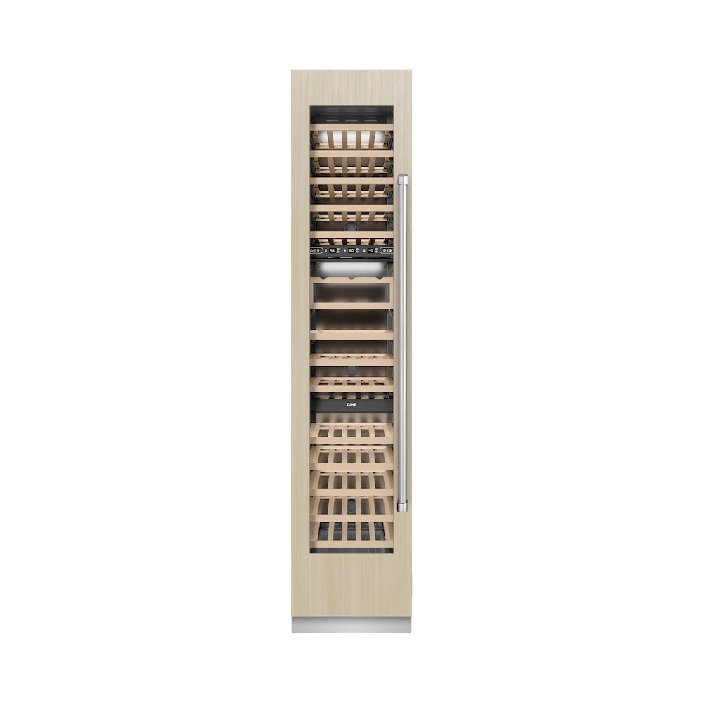 ZLINE 18 in. 9.0 cu. ft. Triple Zone 68 Bottle Panel Ready Left Hinge Column Wine Cooler (RBCWVL-18) - Image 7