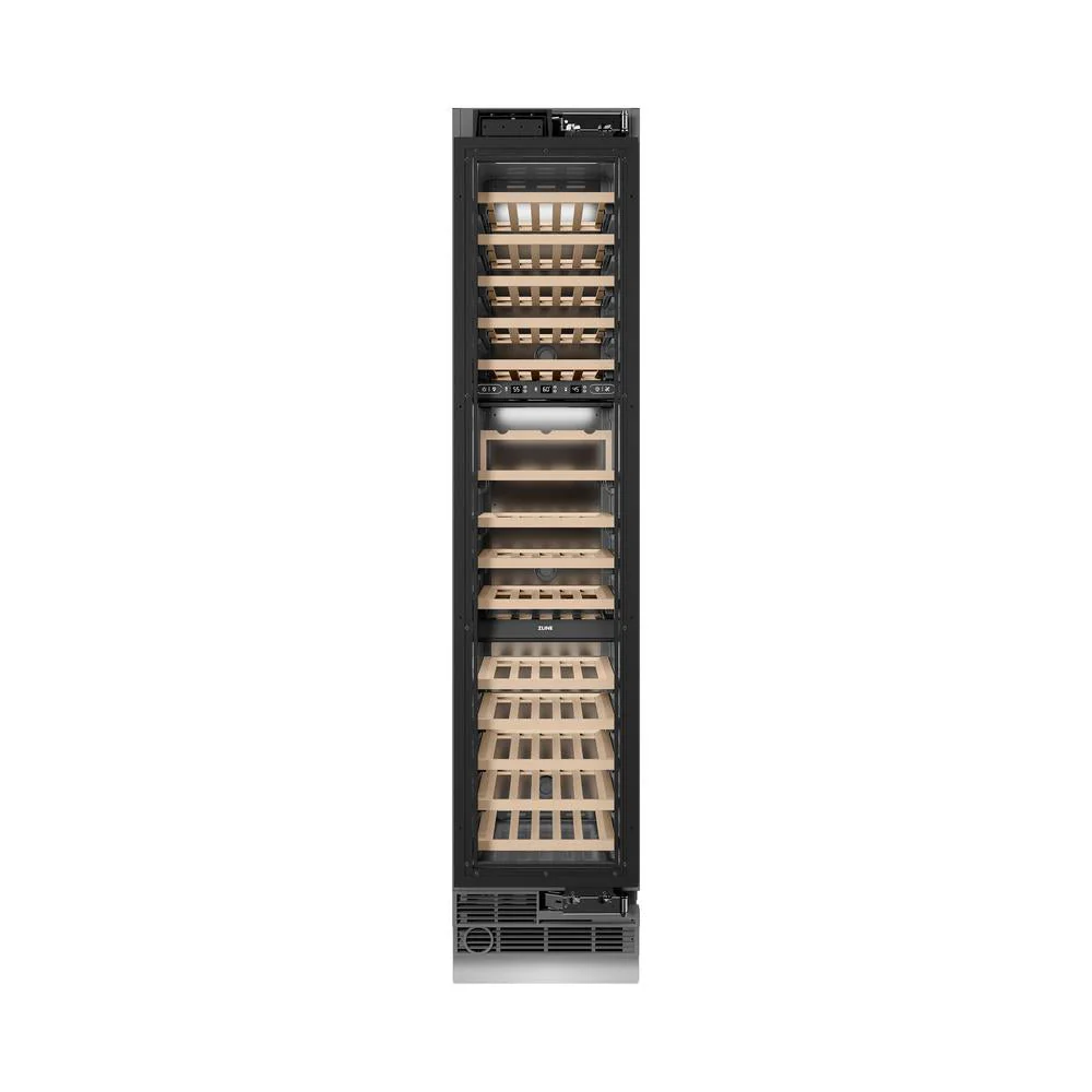 ZLINE 18 in. 9.0 cu. ft. Triple Zone 68 Bottle Panel Ready Right Hinge Column Wine Cooler (RBCWVR-18) - Image 5