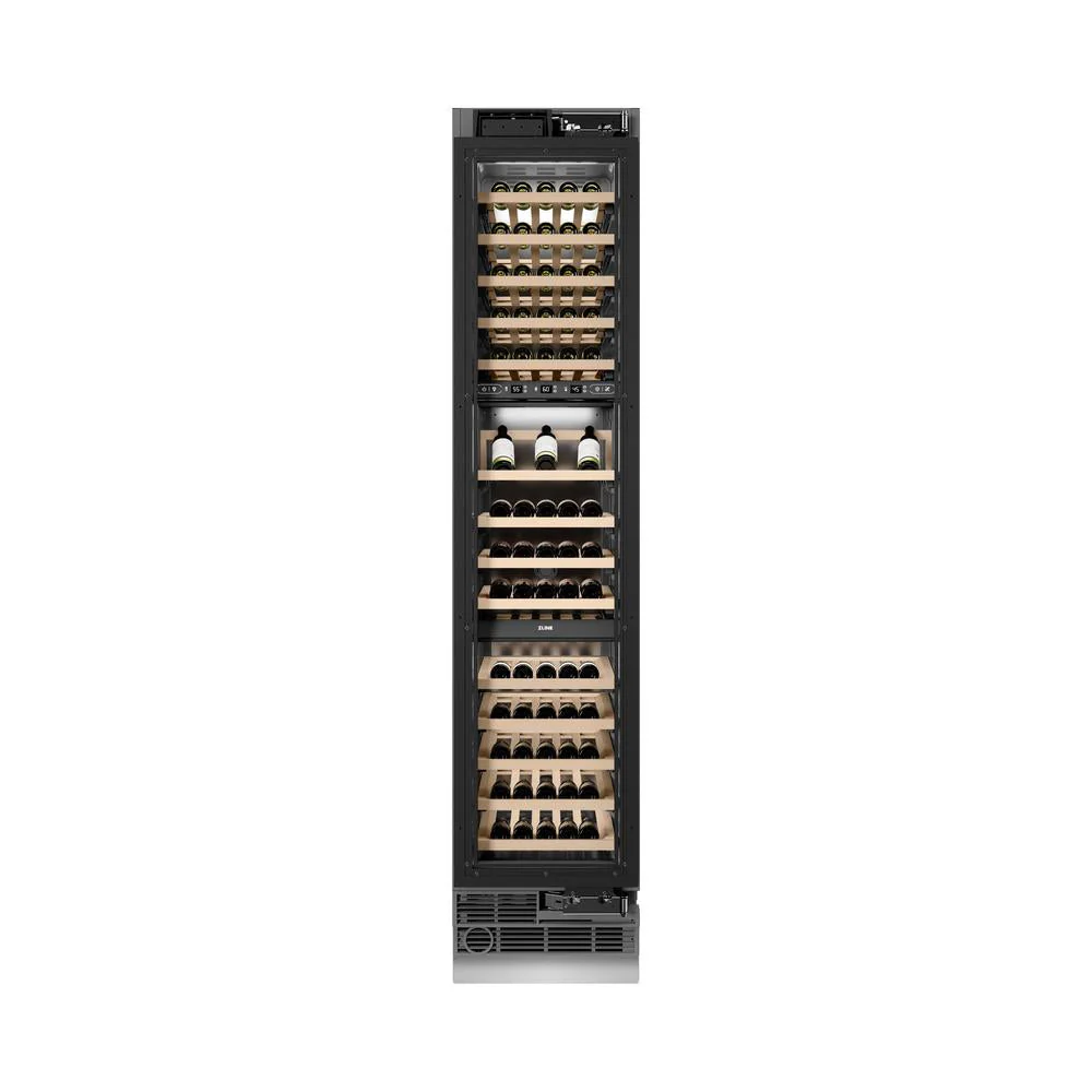 ZLINE 18 in. 9.0 cu. ft. Triple Zone 68 Bottle Panel Ready Right Hinge Column Wine Cooler (RBCWVR-18) - Image 6