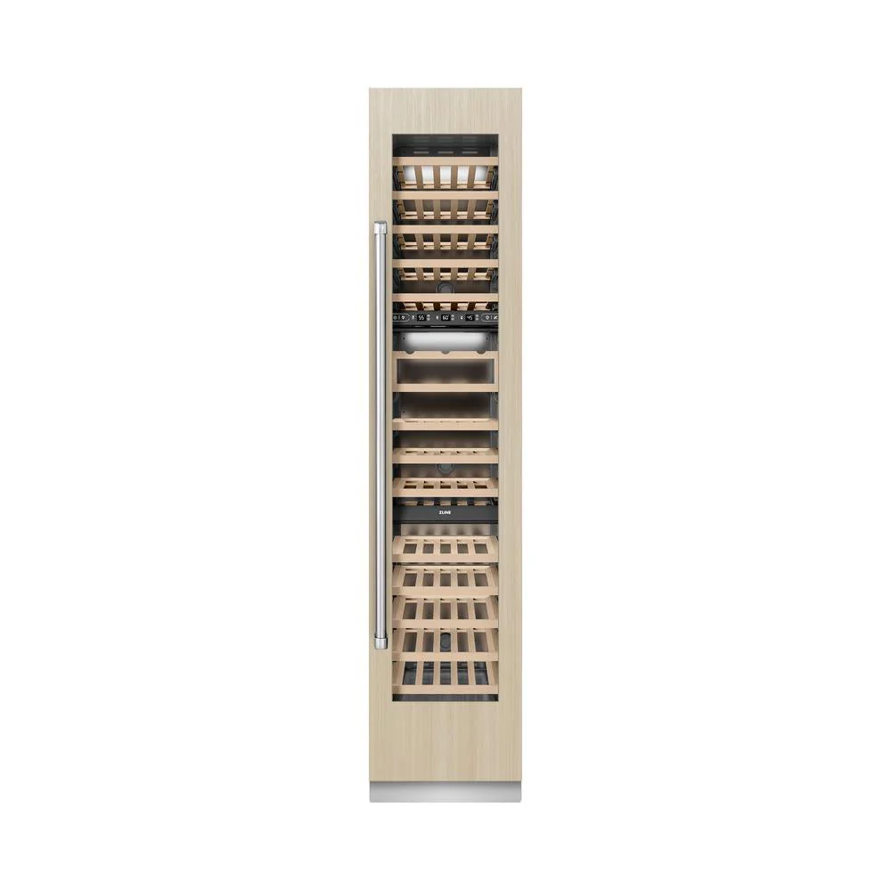 ZLINE 18 in. 9.0 cu. ft. Triple Zone 68 Bottle Panel Ready Right Hinge Column Wine Cooler (RBCWVR-18) - Image 7