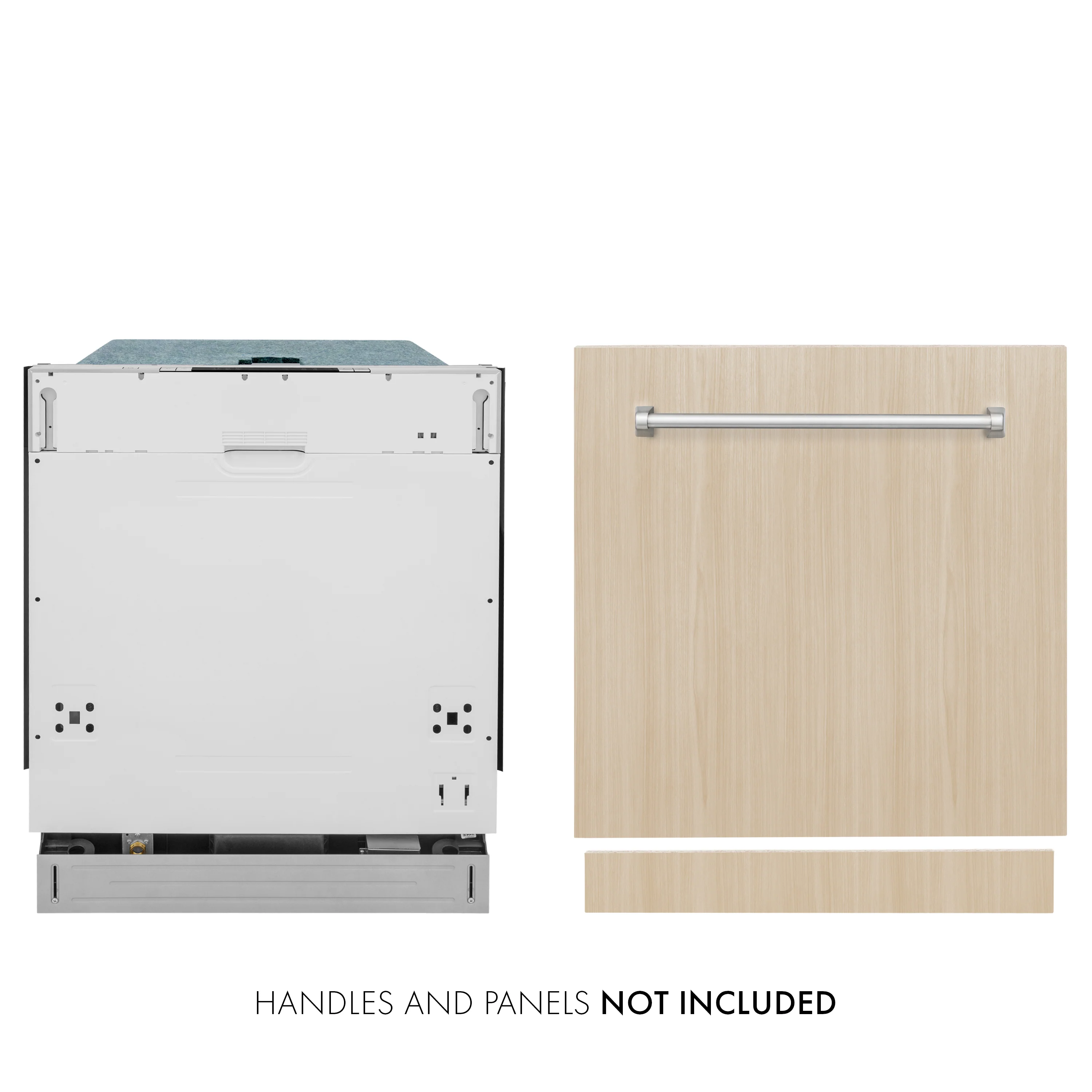 ZLINE 24 in. Panel Ready Top Control Dishwasher with Stainless Steel Tub, 52dBa (DW7713-24) - Image 3