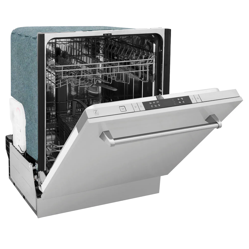 ZLINE 24 in. Top Control Dishwasher with Stainless Steel Panel and Traditional Style Handle, 52dBa (DW-304-H-24) - Image 5