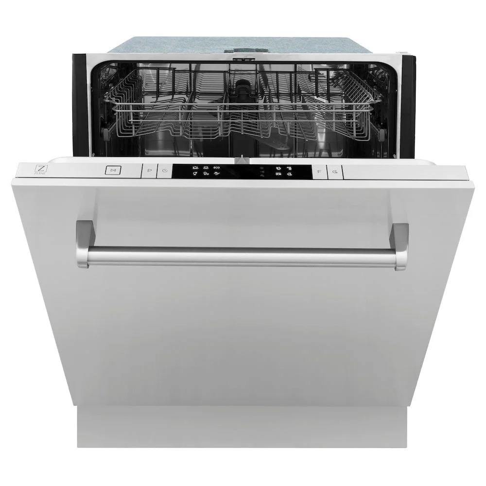 ZLINE 24 in. Top Control Dishwasher with Stainless Steel Panel and Traditional Style Handle, 52dBa (DW-304-H-24) - Image 7
