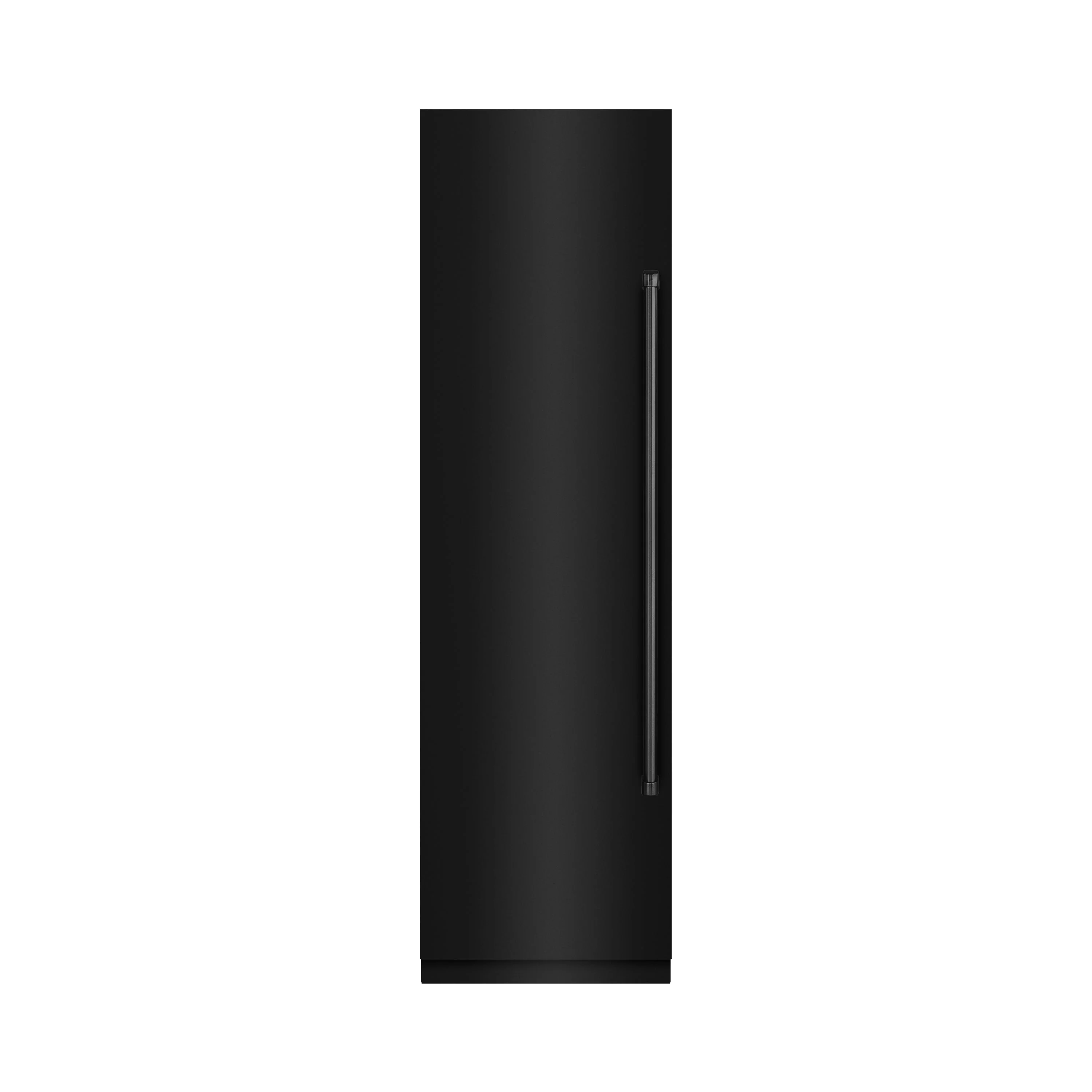 ZLINE 24 in. 12.4 cu. ft. Column Freezer in Black Stainless Steel with Graphite Gray Interior (RCFV-BS-24) - Image 2