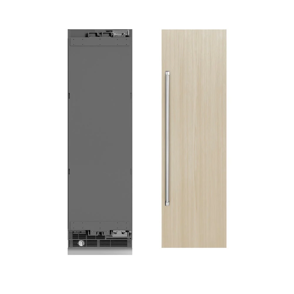 ZLINE 24 in. 12.5 cu. ft. Panel Ready Column Refrigerator with Graphite Gray Interior (RBCRV-24) - Image 3