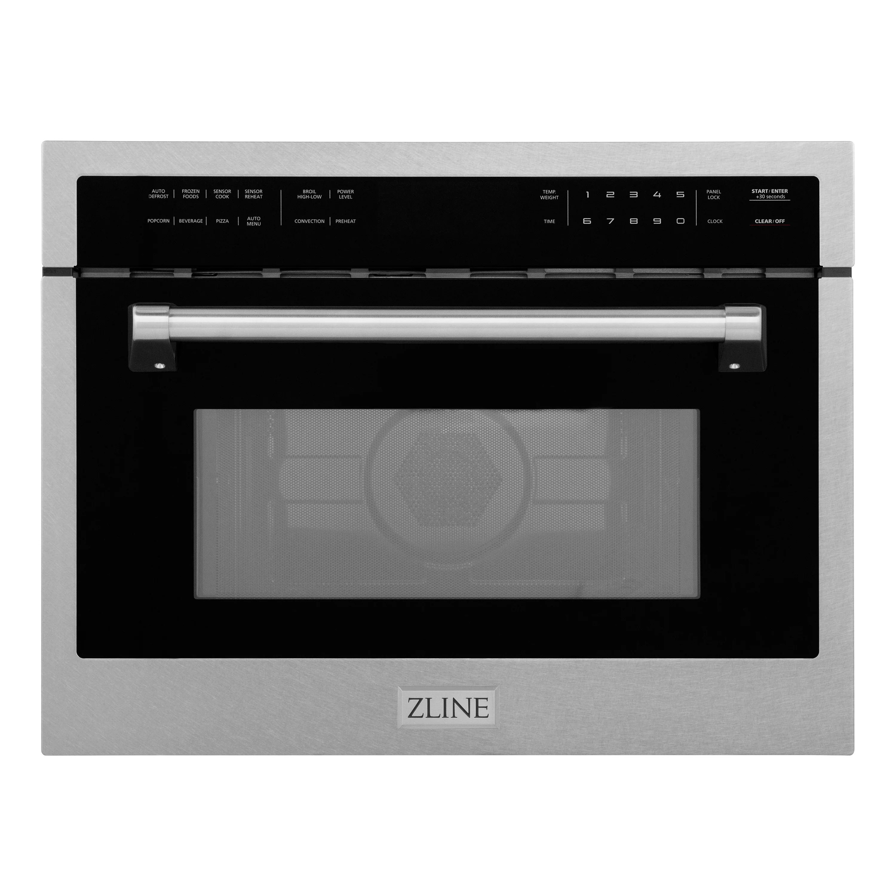 ZLINE 24 in. 1.6 cu ft. Built-in Convection Microwave Oven in Satin Stainless Steel with Speed and Sensor Cooking (MWO-24-SS) - Image 3