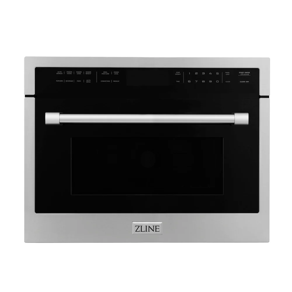 ZLINE 24 in. 1.6 cu. ft. Built-in Convection Microwave Oven in Stainless Steel with Speed and Sensor Cooking (MWO-24) - Image 3