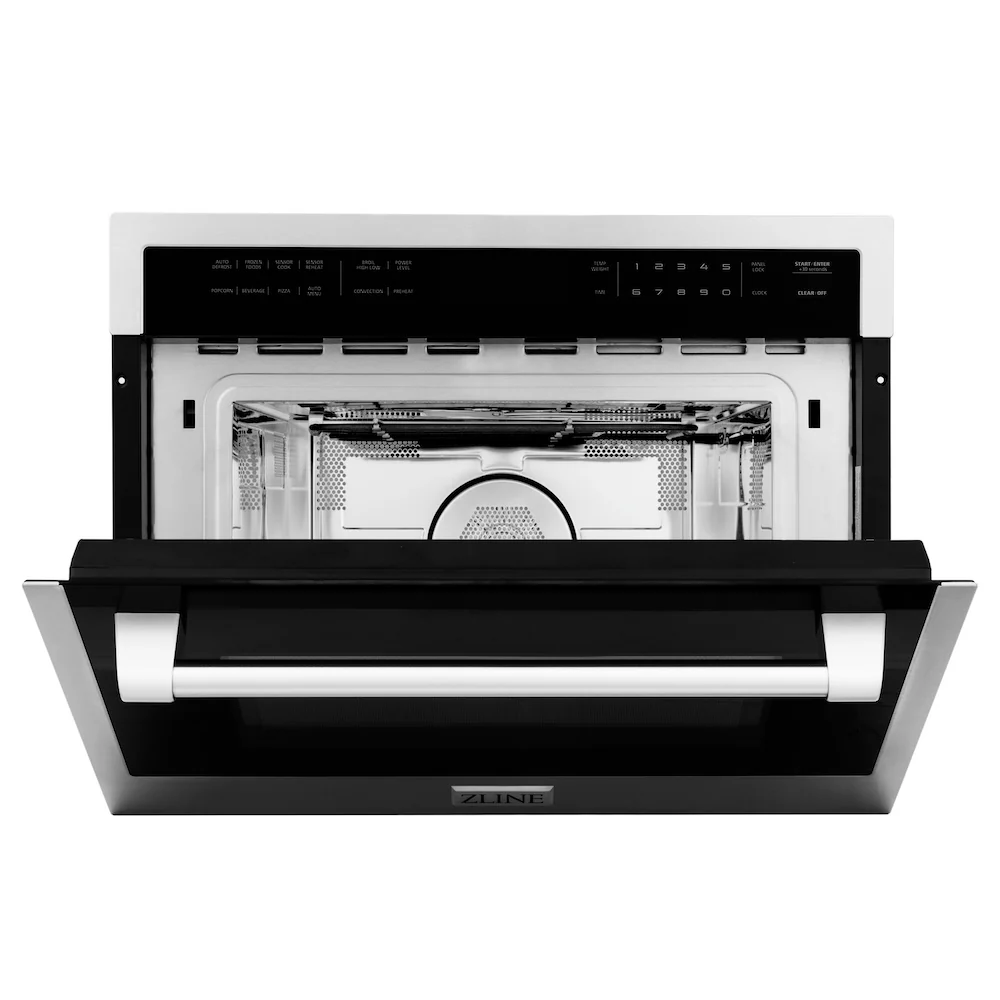 ZLINE 24 in. 1.6 cu. ft. Built-in Convection Microwave Oven in Stainless Steel with Speed and Sensor Cooking (MWO-24) - Image 5