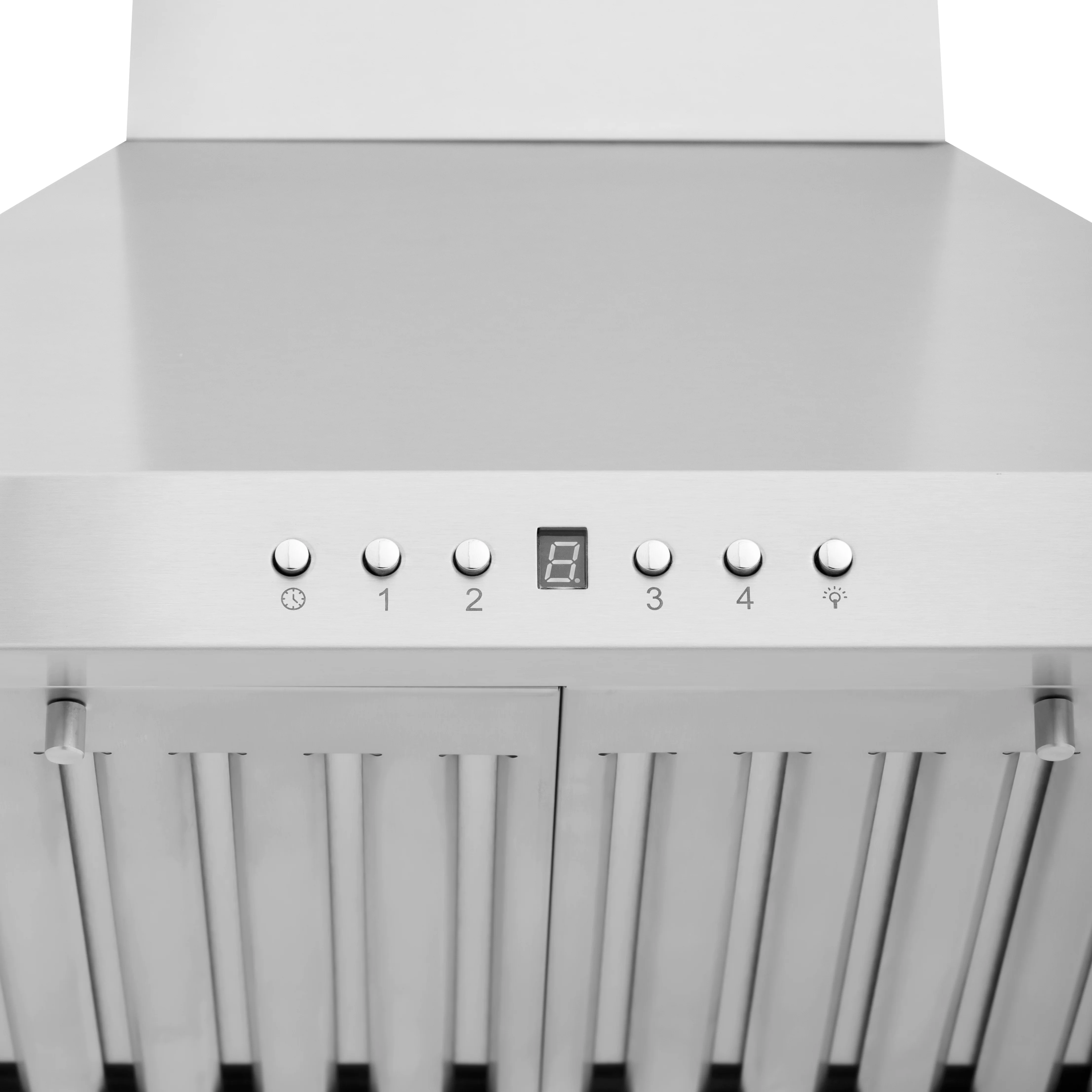 ZLINE 24" Convertible Wall Mount Range Hood in Stainless Steel with Set of 2 Charcoal Filters, LED lighting and Dishwasher-Safe Baffle Filters (KB-CF-24) - Image 3