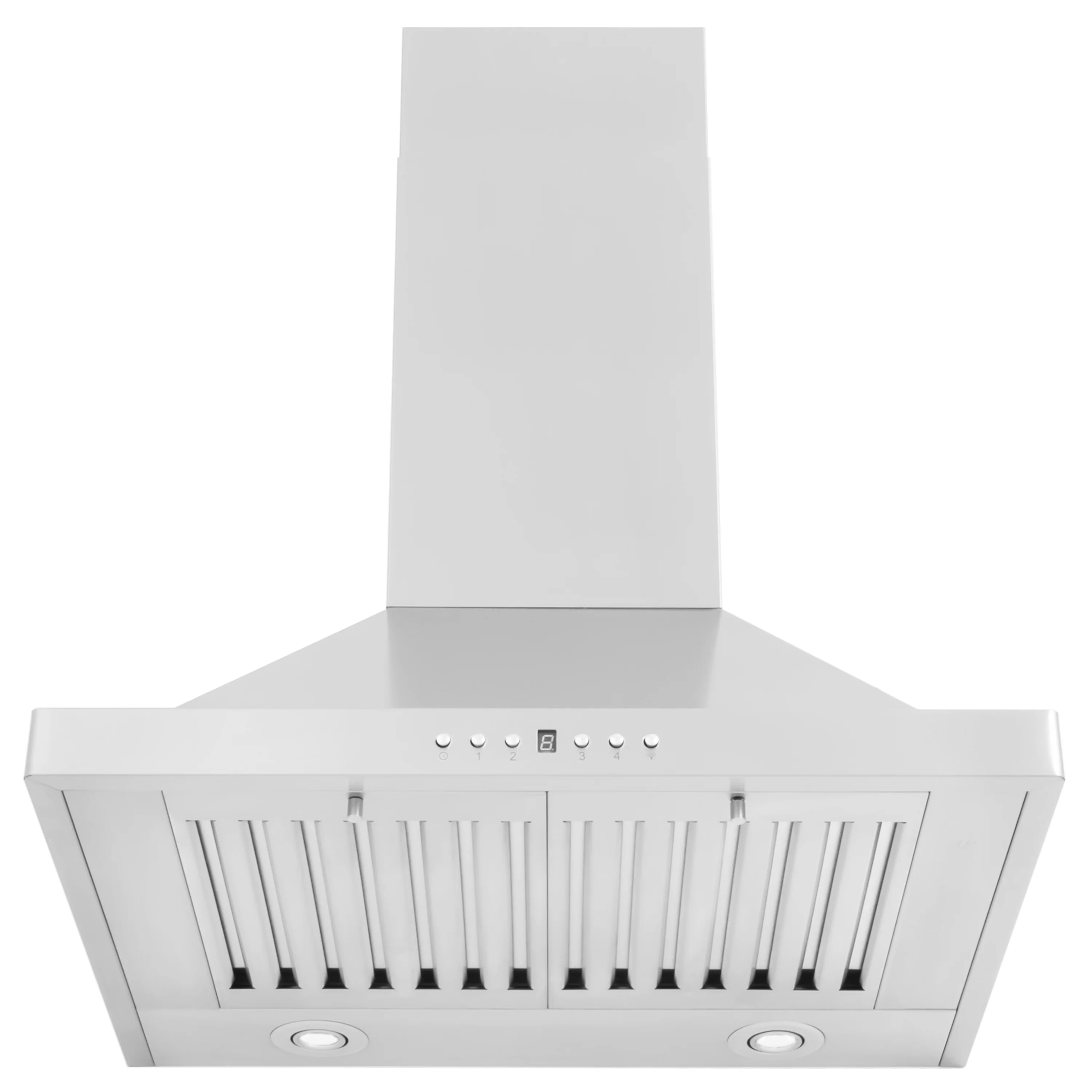 ZLINE 24" Convertible Wall Mount Range Hood in Stainless Steel with Set of 2 Charcoal Filters, LED lighting and Dishwasher-Safe Baffle Filters (KB-CF-24) - Image 6