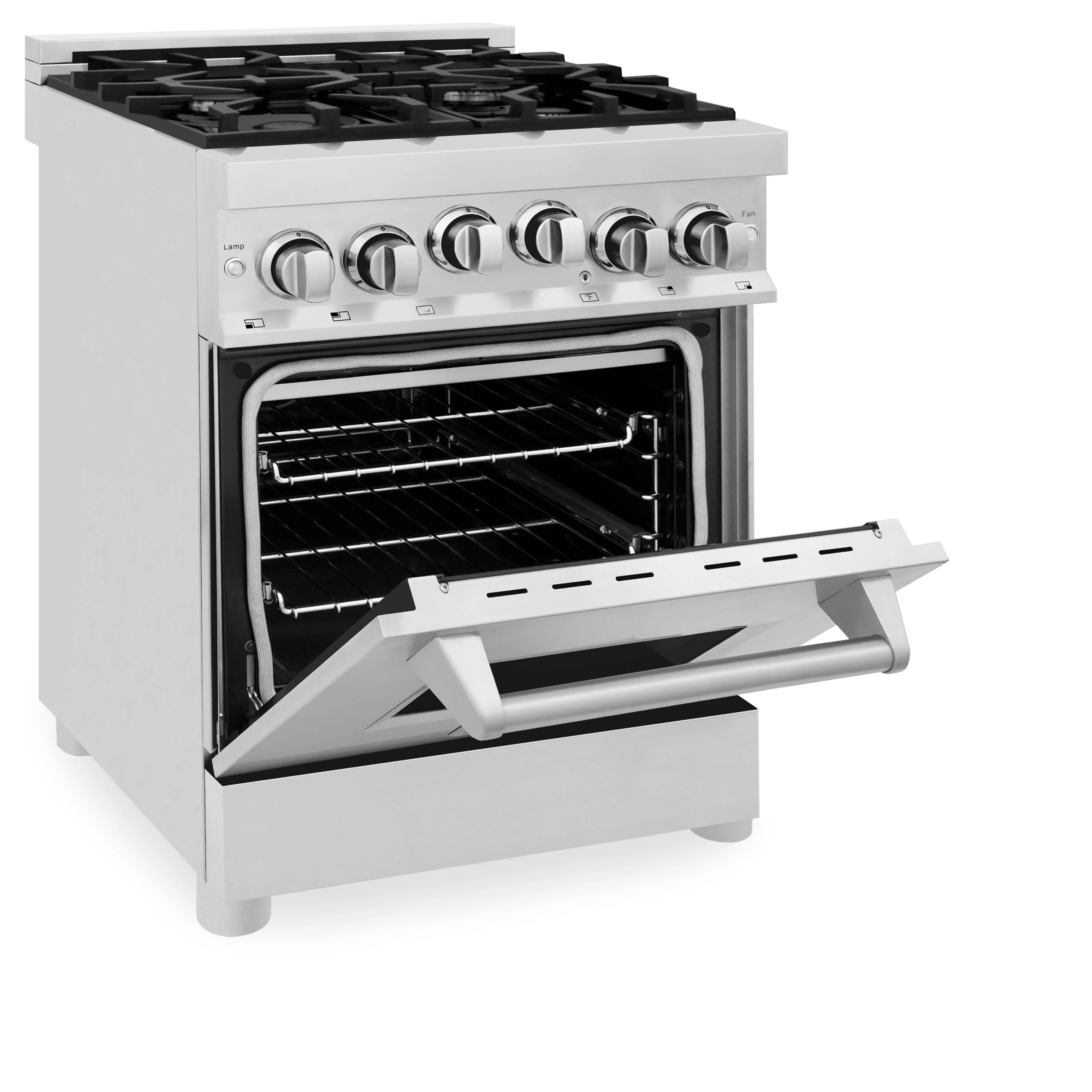 ZLINE 24" 2.8 cu. ft. Range with Gas Stove and Gas Oven in Stainless Steel (RG24) - Image 4
