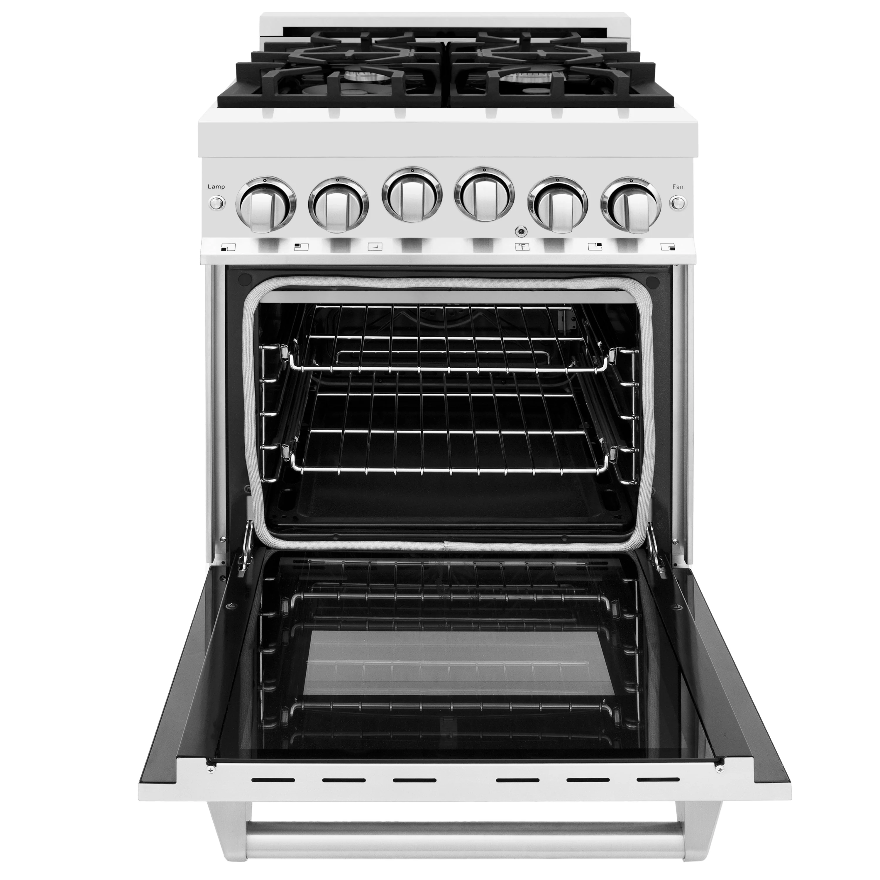 ZLINE 24" 2.8 cu. ft. Range with Gas Stove and Gas Oven in Stainless Steel (RG24) - Image 5