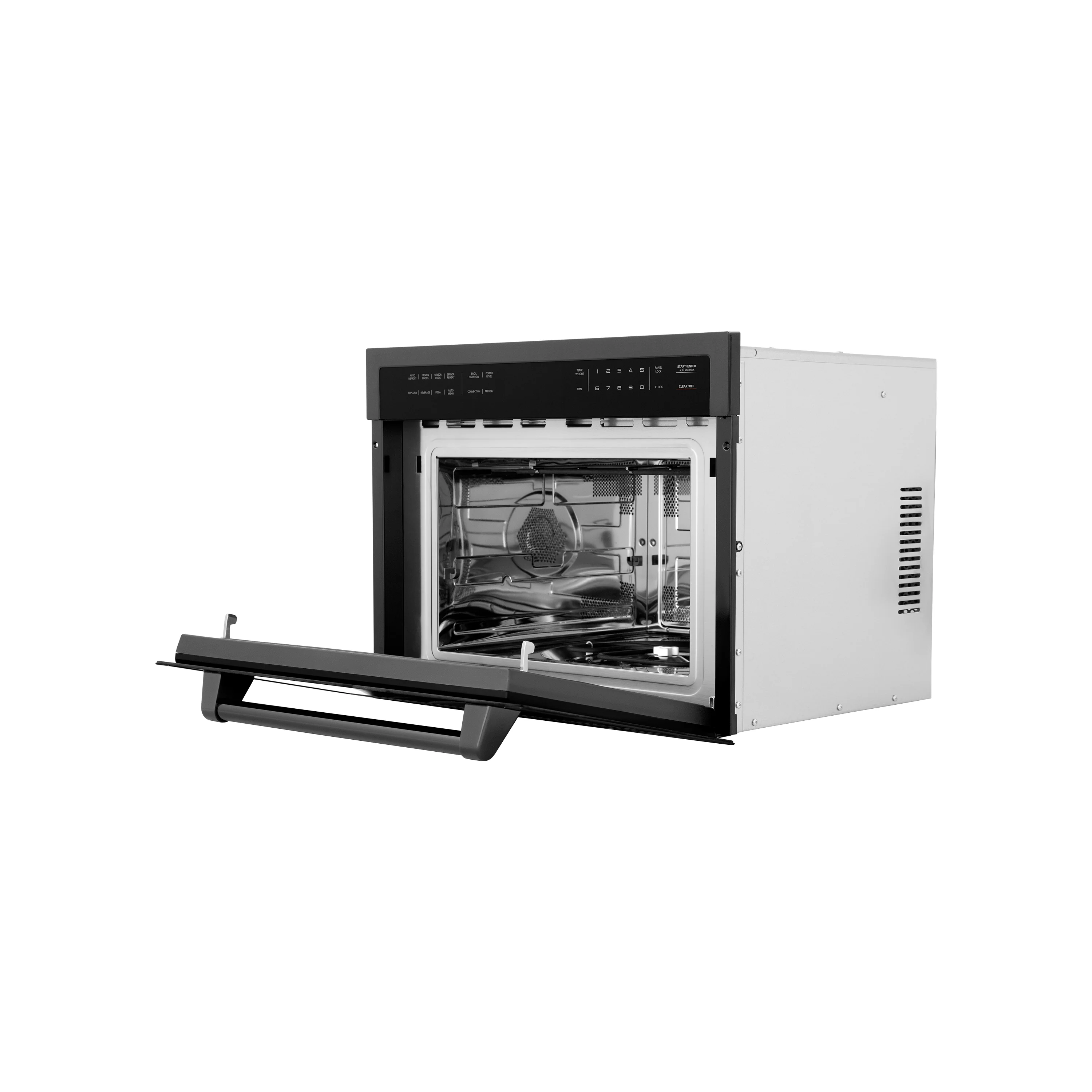 ZLINE 24 in. 1.6 cu ft. Built-in Convection Microwave Oven in Black Stainless Steel with Speed and Sensor Cooking, Open Box-Great Condition - Image 5
