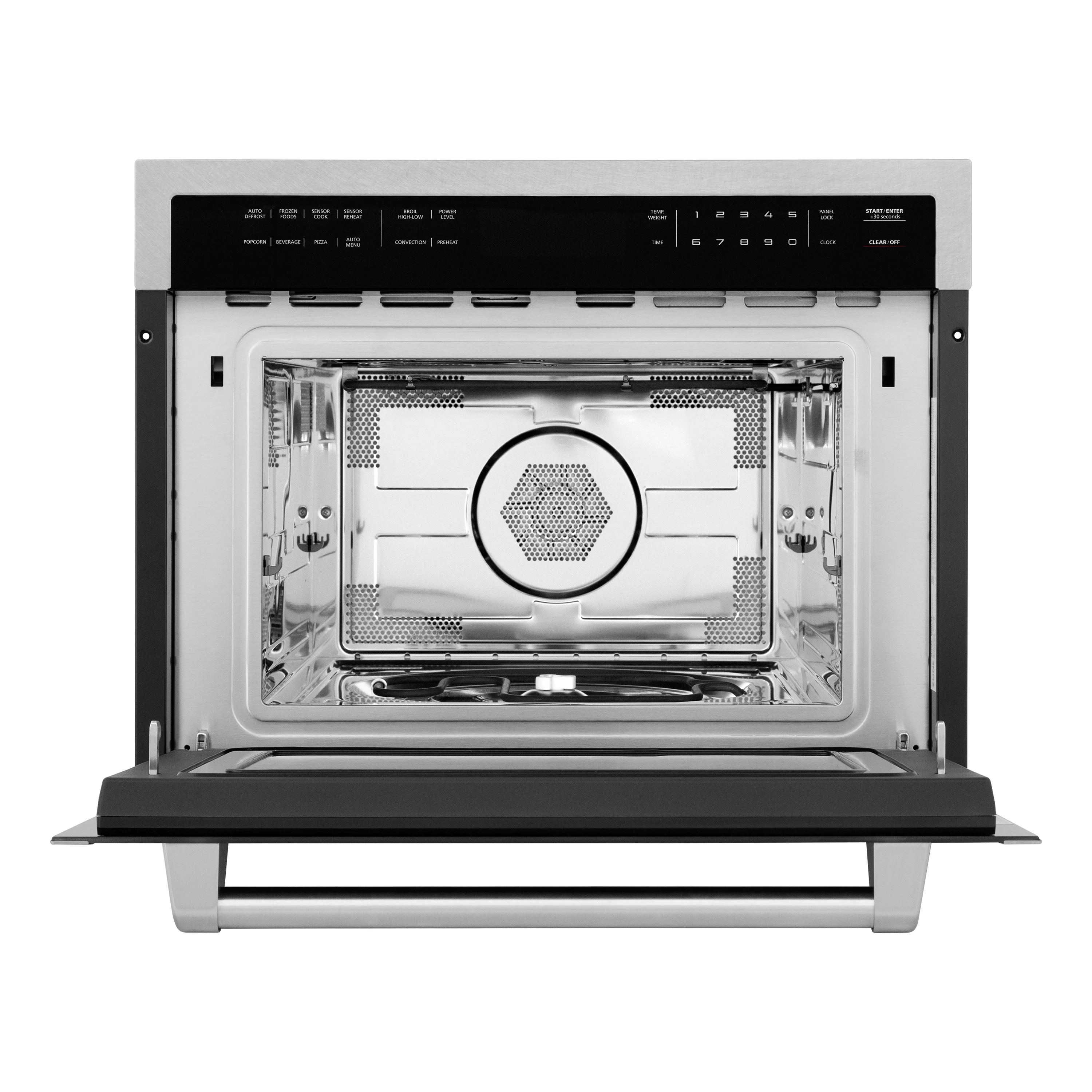 ZLINE 24 in. 1.6 cu ft. Built-in Convection Microwave Oven in Satin Stainless Steel with Speed and Sensor Cooking, Open Box-Great Condition - Image 4