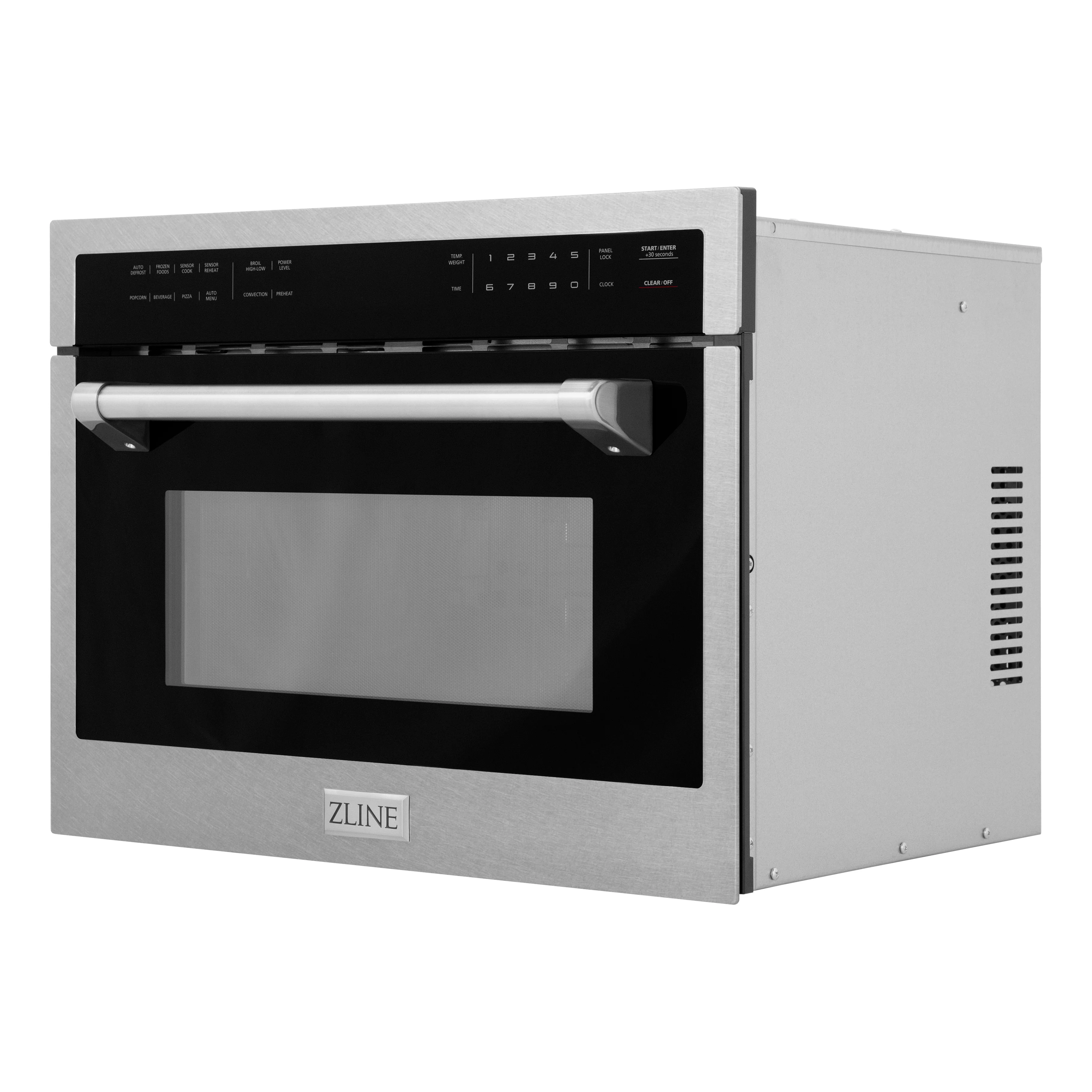 ZLINE 24 in. 1.6 cu ft. Built-in Convection Microwave Oven in Satin Stainless Steel with Speed and Sensor Cooking, Open Box-Great Condition - Image 5