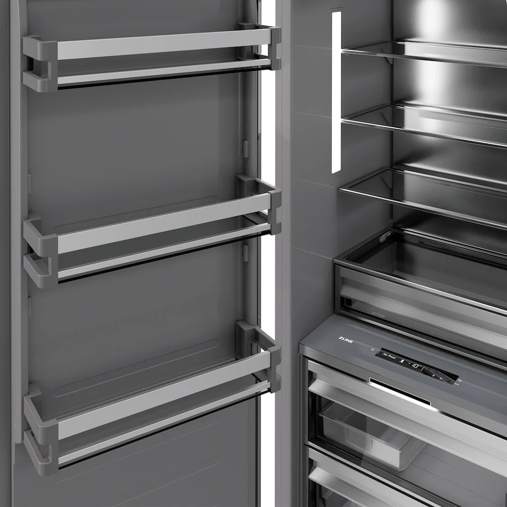 ZLINE 24 in. 12.4 cu. ft. Panel Ready Column Freezer with Graphite Gray Interior, Open Box-Great Condition - Image 19