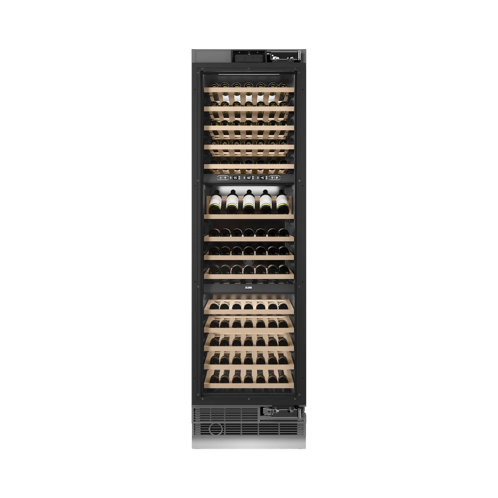ZLINE 24 in. 12.4 cu. ft. Triple Zone 100 Bottle Panel Ready Column Wine Cooler, Open Box-Great Condition - Image 6