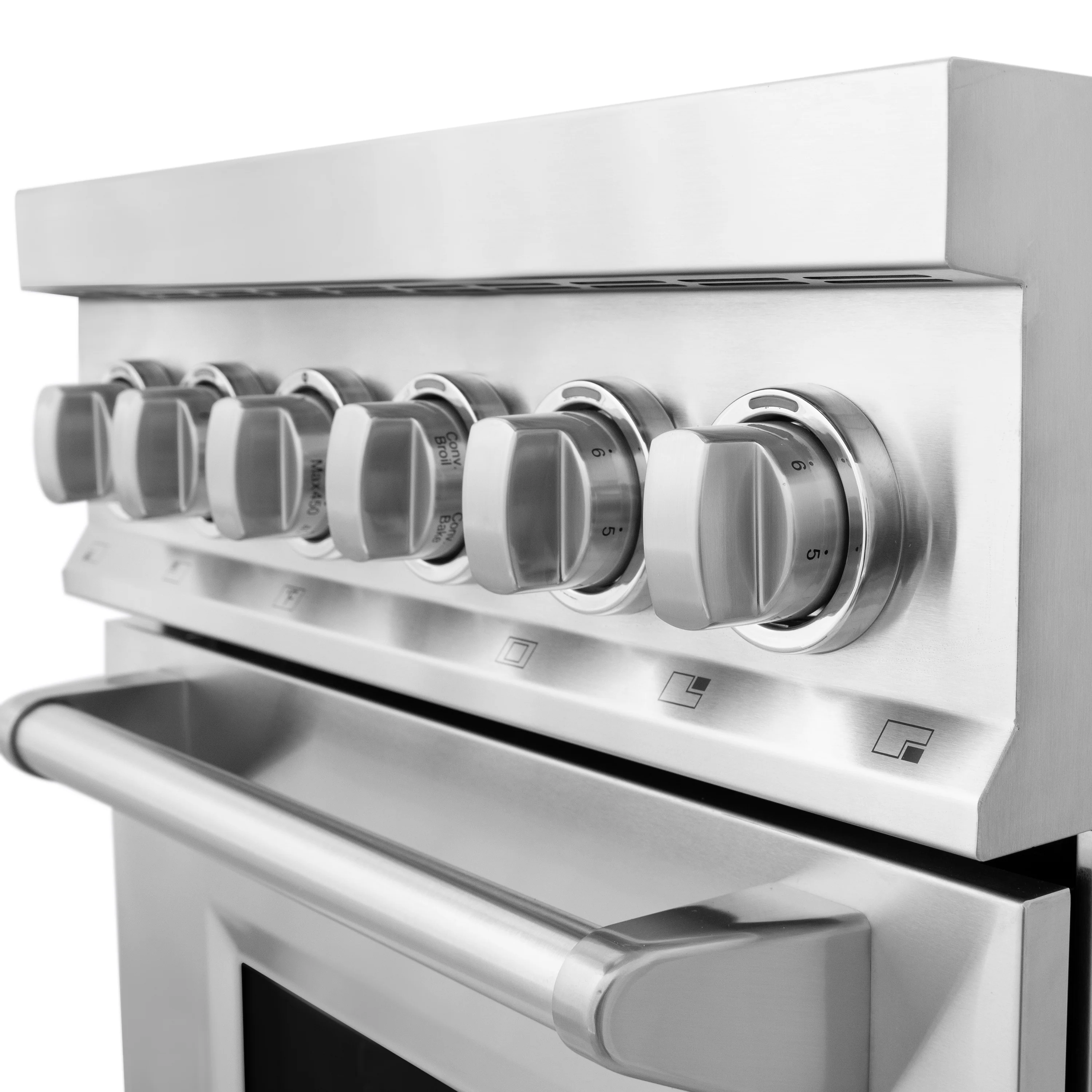 ZLINE 24 in. 2.8 cu. ft. Legacy Induction Range with 4 Element Cooktop and Electric Convection Oven in Stainless Steel, Open Box-Good Condition - Image 14