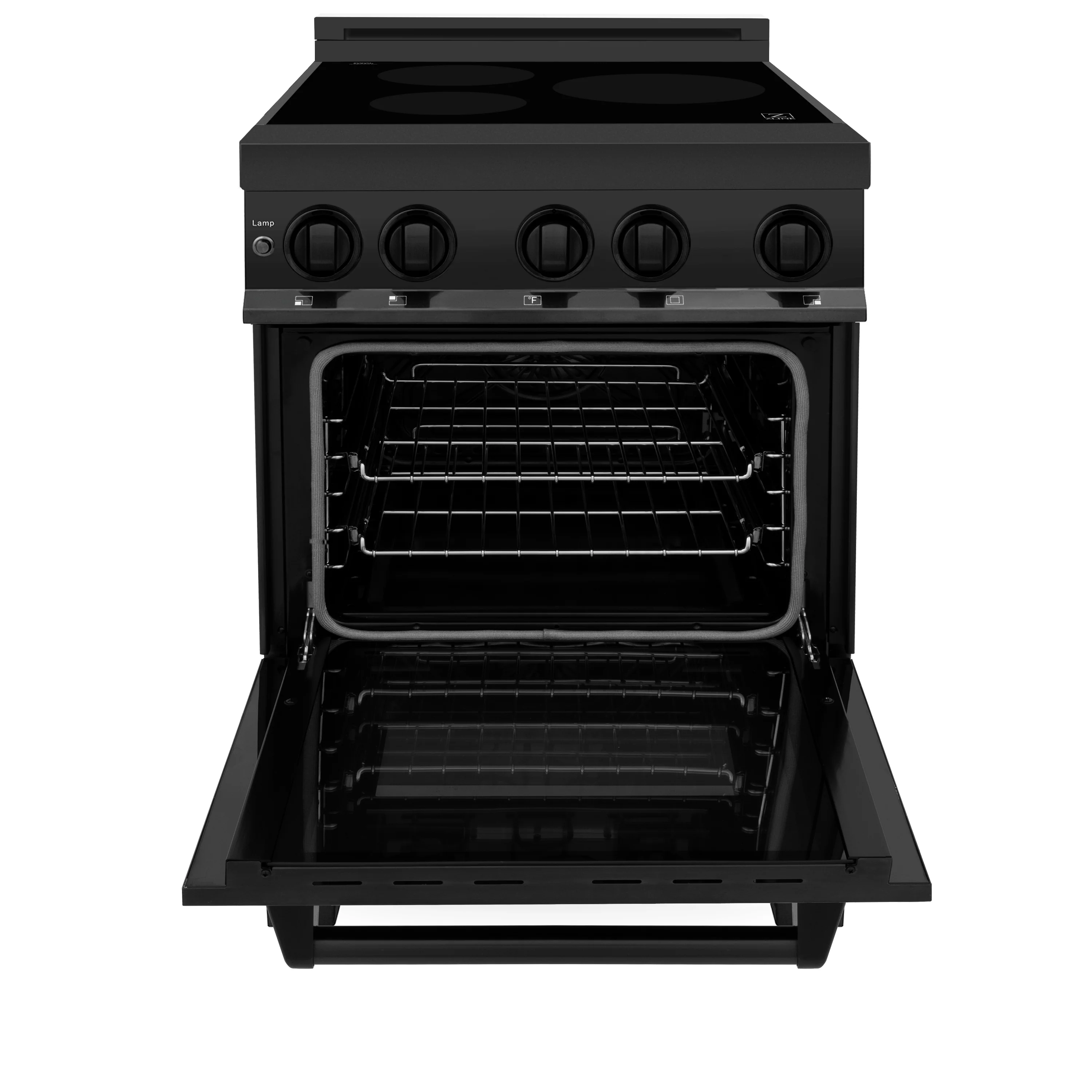 ZLINE 24 in. 2.8 cu. ft. Legacy Induction Range with 4 Element Cooktop and Electric Oven in Black Stainless Steel, Open Box-Great Condition - Image 6