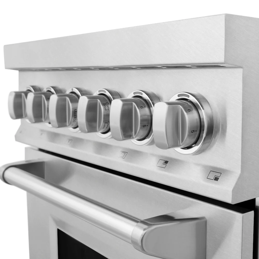 ZLINE 24 in. 2.8 cu. ft. Legacy Induction Range with 4 Element Cooktop and Electric Oven in Satin Stainless Steel, Open Box-Great Condition - Image 11