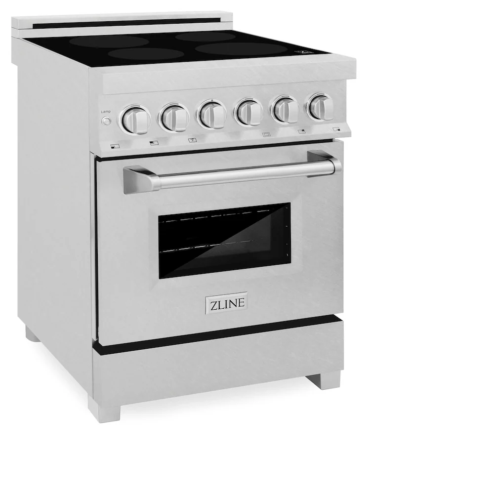 ZLINE 24 in. 2.8 cu. ft. Legacy Induction Range with 4 Element Cooktop and Electric Oven in Satin Stainless Steel, Open Box-Great Condition - Image 6