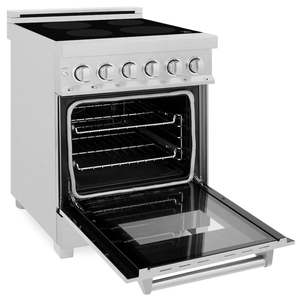 ZLINE 24 in. 2.8 cu. ft. Legacy Induction Range with 4 Element Cooktop and Electric Oven in Satin Stainless Steel, Open Box-Great Condition - Image 7