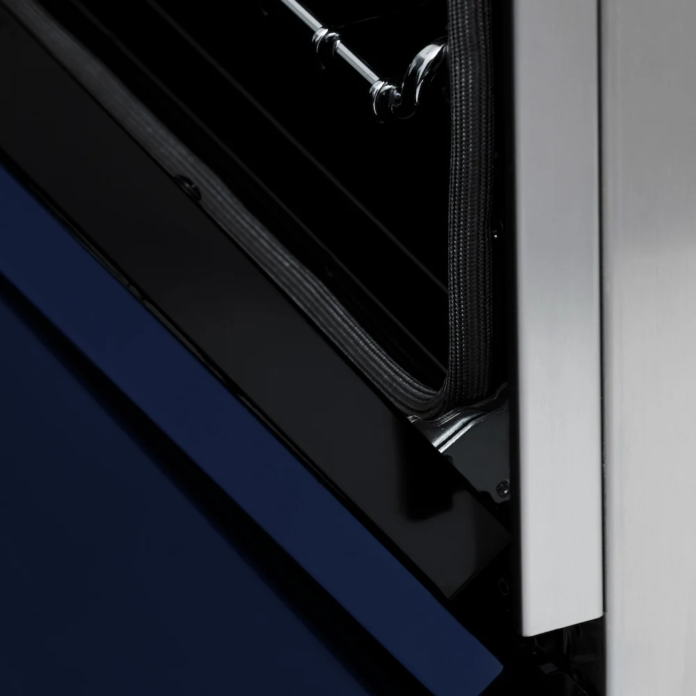 ZLINE 24 in. 2.8 cu. ft. Legacy Induction Range with 4 Element Cooktop and Electric Oven in Stainless Steel and Blue Gloss Door, Open Box-Great Condition - Image 10