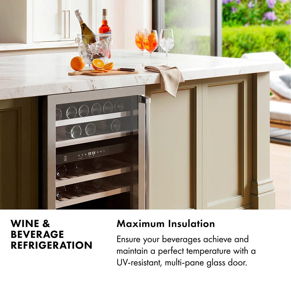 ZLINE 24 in. Monument 154 Can Beverage Fridge in Stainless Steel, Open Box-Great Condition - Image 20