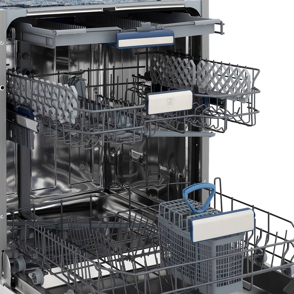 ZLINE 24 in. Tallac Series 3rd Rack Tall Tub Dishwasher with Stainless Steel Tub, 51dBa, Open Box-Great Condition - Image 18