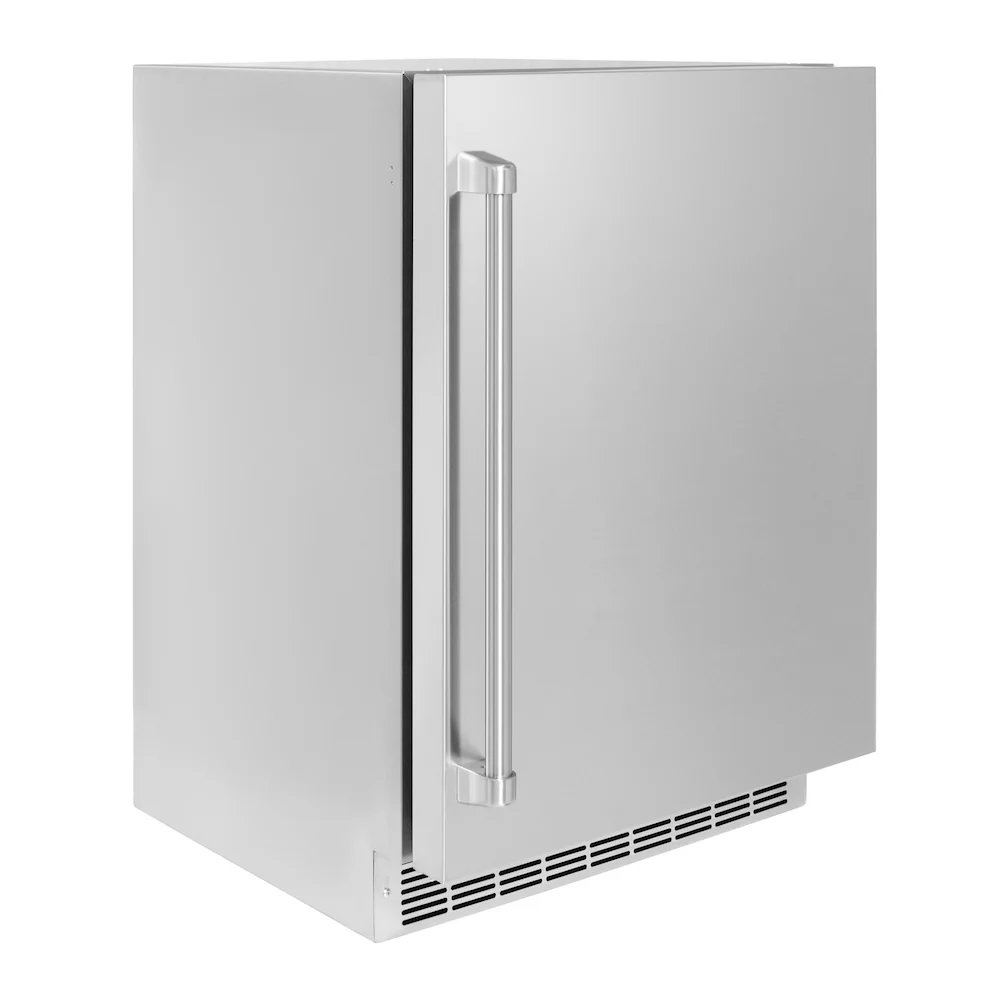 ZLINE 24 in. Touchstone 151 Can Beverage Fridge with Solid Stainless Steel Door, Open Box-Great Condition - Image 5