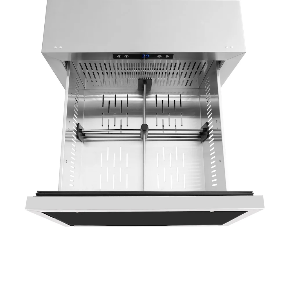 ZLINE 24 in. Touchstone 168 Can Outdoor-Rated Dual Refrigerator Drawer with Panel-Ready Doors, Open Box-Great Condition - Image 17
