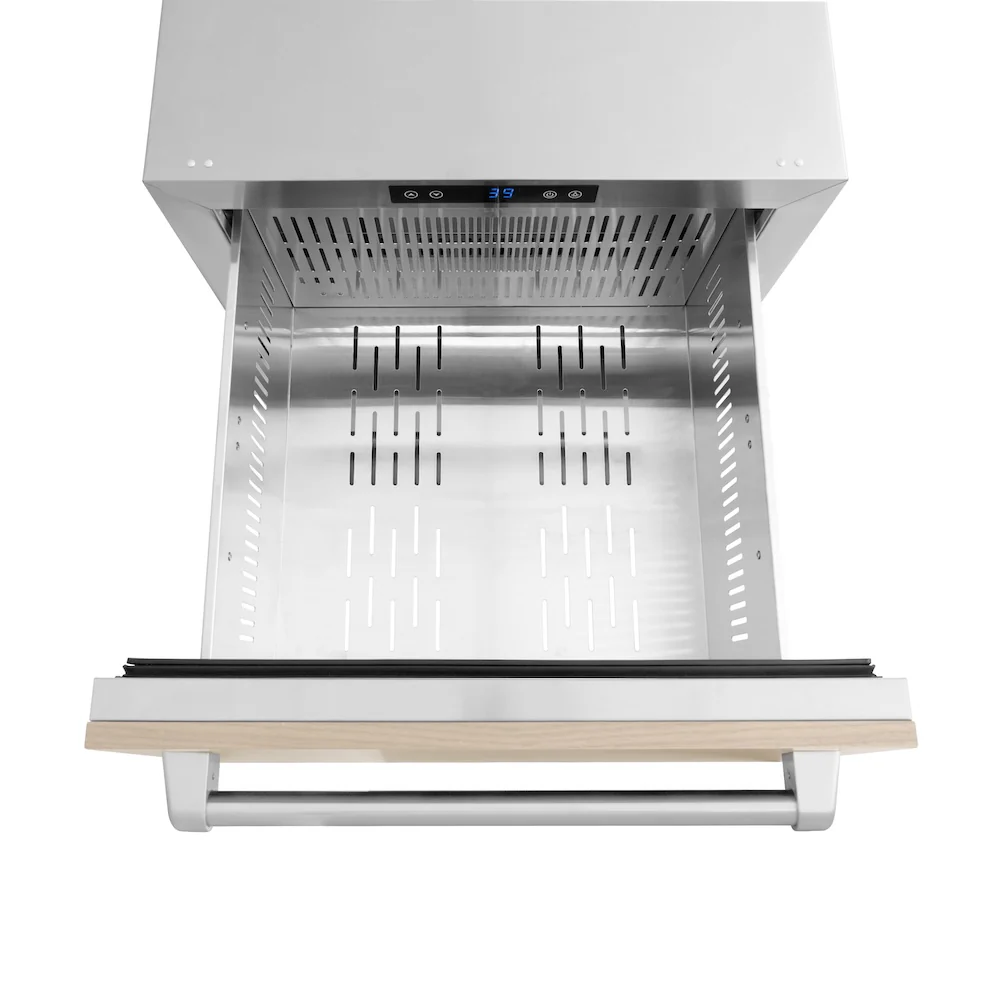 ZLINE 24 in. Touchstone 168 Can Outdoor-Rated Dual Refrigerator Drawer with Panel-Ready Doors, Open Box-Great Condition - Image 18