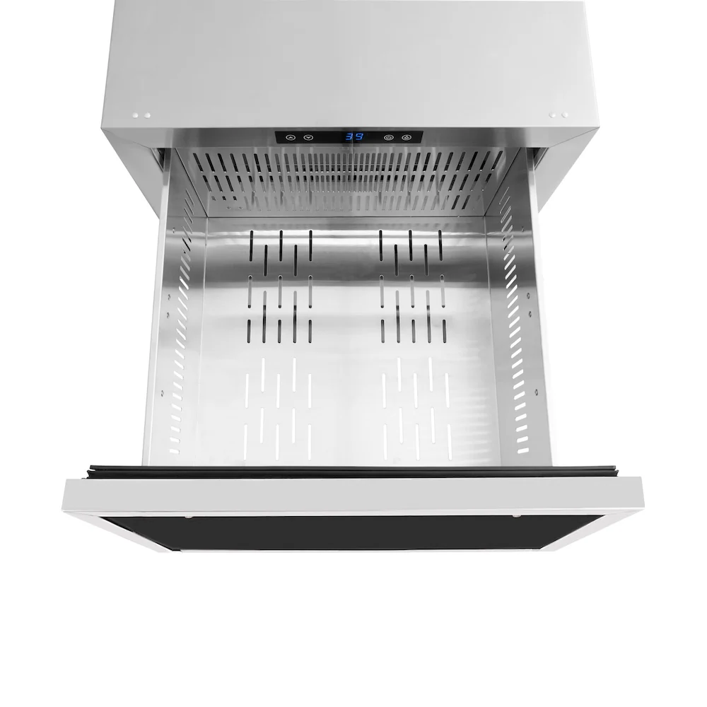 ZLINE 24 in. Touchstone 168 Can Outdoor-Rated Dual Refrigerator Drawer with Panel-Ready Doors, Open Box-Great Condition - Image 19